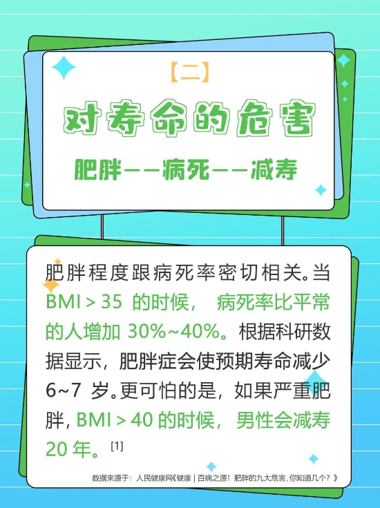 瘦吧脂20科普:快速了解肥胖带来的致命风险!